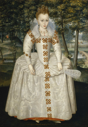 Princess Elizabeth (Elizabeth of Bohemia, 'The Winter Queen'), 1596–1662, aged seven RMG BHC4237f