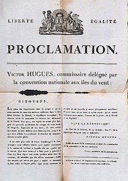 Proclamation esclavage