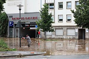 Rathausstraße Hochwasser (2)