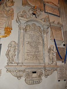 Richard Taylor memorial St Nicholas Chiswick 1716