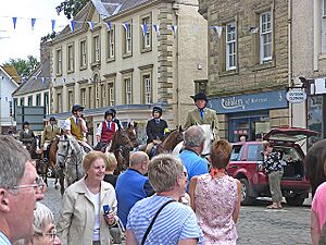 Riding through the streets of Kelso - geograph.org.uk - 4075192