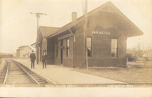 Rock Island Depot, Van Meter, Iowa