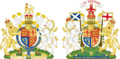 Royal Coat of Arms of the United Kingdom (Both Realms)