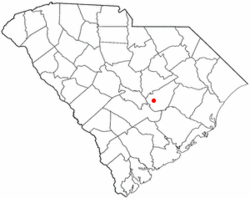 Location of Summerton, South Carolina