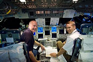 STS-131 Training shuttle mission simulator