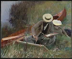 Sargent - Paul Helleu Sketching with his Wife
