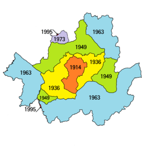 Seoulprefecturalannexation1914-1995