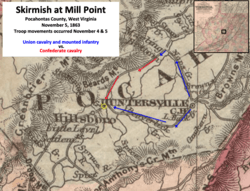 Skirmish at Mill Point WV Step 2