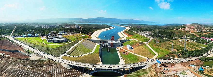 South–North Water Transfer Project Central route starting point taocha in Xichuan
