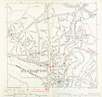 Southampton road map 1948