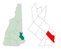 Location within New Hampshire
