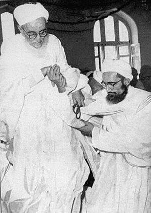 Syedna Taher Saifuddin and Syedna Mohammed Burhanuddin