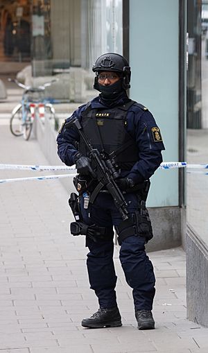 Task Force Police officer in Sweden