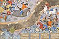 The Night Attack of Bahram Chubina on the Army of Khusraw Parvis LACMA M.2009.44.3 (2 of 8)