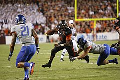 Tyrod Taylor scrambles vs Boise State