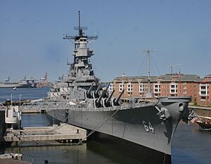 USS Wisconsin in Virginia