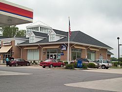 The U.S. Post Office at Harwood, Maryland, in May 2010.