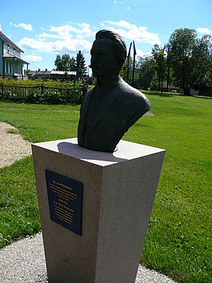 Ukranian Village 2012080293 Bust of Josef Oleskiw