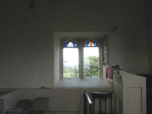 View north through the windows of St Twrog's Church - geograph.org.uk - 1017494