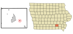 Location of Agency, Iowa