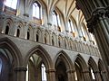 Wells cathedral nave clerestory