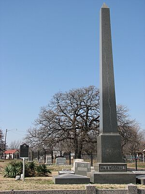 William Madison McDonald at the Madison Family plot