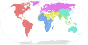 World Health Organisation regional offices