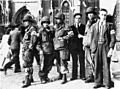 101st with members of dutch resistance