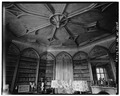 ASTOR LIBRARY (TOWER) CEILING, LOOKING NORTHEAST - La Bergerie, River Road, Barrytown, Dutchess County, NY HABS NY,14-BARTO.V,2-43