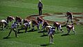 Alabama Crimson Tide football on offense against Western Carolina