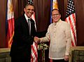 Barack Obama and Benigno Aquino III 4.28.14
