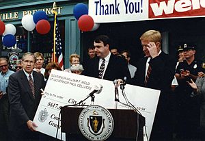 Bill Weld in Lowell 1994