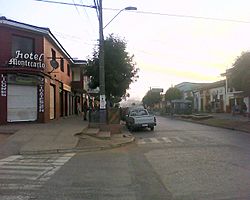 Sight of the urban centre of Pichilemu, shortly after the 2010 Chile earthquake.