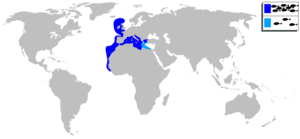 Cepola macrophthalma mapa.svg