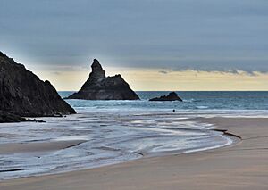 Church Rock, Broad Haven South (geograph 4320695)