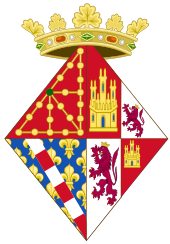 Coat of Arms of Eleanor of Castile, Queen Consort of Navarre