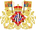 Coat of Arms of Princess Victoria Eugenie of Battenberg (Before 1906)