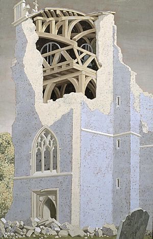 Coggeshall Church, Essex. by John Armstrong, 1940. Tate