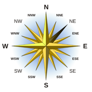Compass Rose English Northeast