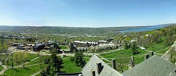 Cornell West Campus from McGraw Tower