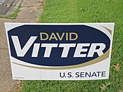 David Vitter yard sign IMG 0018