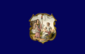Digital reconstruction of blue NC flag