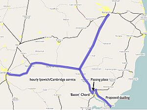 East West Rail Consortium Eastern map