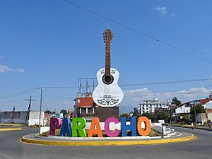 Entrance to Paracho Jan 2020