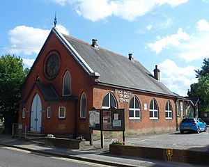 Epsom Baptist Church, Church Road, Epsom (from NW)