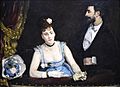Eva Gonzalès (1849-1883) Een loge in het Théâtre des Italiens (1874) Musée d'Orsay 22-8-2017 17-29-43