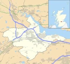 Bo'ness is east in the of the Falkirk council area, on the coast of the River Forth, in the Central Belt of mainland Scotland.