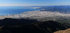 Fuji city from Ashitaka Mountains