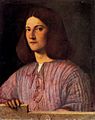 Giorgione - Portrait of a young man - Gemäldegalerie, Berlin