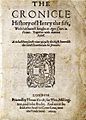Henry V 1600 Q titlepage